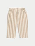 Cotton Rich Striped Trousers (0-3 Yrs)