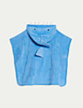 Pure Cotton Shark Towelling Poncho (0-36 Mths)