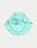 2pc Sealife Print Swimsuit and Hat (0-3 Yrs)