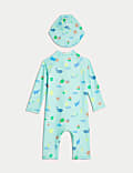 2pc Sealife Zip Through Swim Set (0-3 Yrs)