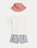 3pc Cotton Rich Peter Rabbit™ Shorts Outfit (0-3 Yrs)