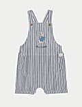 3-teiliges Gestreiftes Outfit aus reiner Baumwolle mit Peter Rabbit™ Motiv (0–3 J.)
