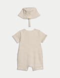 2pc Pure Cotton Peter Rabbit™ Striped Romper (0-3 Yrs)