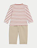 Ensemble 2&nbsp;pièces 100&nbsp;% coton à motif Peter Rabbit™ (jusqu’au 3&nbsp;ans)