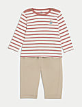 Ensemble 2&nbsp;pièces 100&nbsp;% coton à motif Peter Rabbit™ (jusqu’au 3&nbsp;ans)