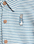 2-tlg. Gestreiftes Outfit aus reiner Baumwolle mit Peter Rabbit™ Motiv (0–3 J.)