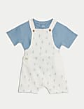 2pc Cotton Rich Peter Rabbit™ Bibshort (0-3 Yrs)
