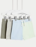 3pk Cotton Rich Shorts (0-3 Yrs)