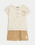 Ensemble 2 pièces 100&nbsp;% coton à motif The Lion King™ (jusqu’au 3 ans)