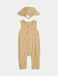 Ensemble 2 pièces 100&nbsp;% coton avec barboteuse à motif The Lion King™ (jusqu’au 3 ans)