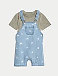 2pc Cotton Rich Elephant Outfit (0-3 Yrs)