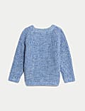 Pull en maille 100&nbsp;% coton (jusqu'au 3&nbsp;ans)