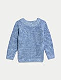 Pull en maille 100&nbsp;% coton (jusqu'au 3&nbsp;ans)