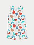 Pure Cotton Abstract Print Romper (0-3 Yrs)