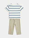 2pc Top & Bottom Chino Outfit (0-3 Yrs)