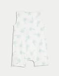 Pure Cotton Palm Tree Romper (0-3 Yrs)