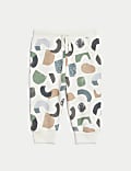 Cotton Rich Printed Joggers (0-3 Yrs)