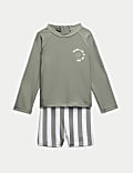 2pc Rash Vest & Swim Shorts Set (0 Mths-6 Yrs)