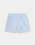 Seersucker Striped Swim Shorts (0 - 6 Yrs)