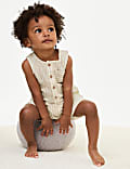 Salopette en coton (jusqu’au 3 ans)