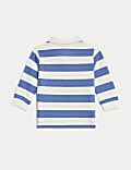 Pure Cotton Striped Rugby Shirt (0-3 Yrs)