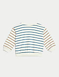 Cotton Rich Striped Sweatshirt (0-3 Yrs)