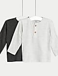 2pk Grandad Tops (0-3 Yrs)