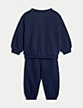 2pc Cotton Rich Slogan Top & Bottom Outfit (0-6 Yrs)