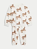 2pc Cotton Rich Leopard Outfit (0-3 Yrs)