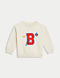 Sweat en coton avec texte « Cool » (jusqu’au 8 ans)