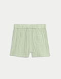 Short en tissu double 100 % coton (jusqu’au 3 ans)