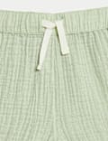 Short en tissu double 100 % coton (jusqu’au 3 ans)