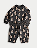 2pc Bear Joggers Outfit (0-3 Yrs)