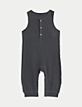 Ensemble 2&nbsp;salopettes en coton (jusqu&rsquo;au 3&nbsp;ans)