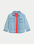 2pc Denim Shirt & T-Shirt Set (0- 6 Yrs)
