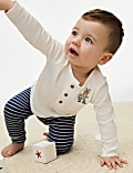 Ensemble 2&nbsp;pièces en coton à motif Peter Rabbit™ (jusqu’au 3&nbsp;ans)