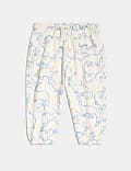 Pure Cotton Dinosaur Joggers (0-3 Yrs)