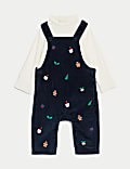 2pc Pure Cotton Christmas Outfit (0-3 Yrs)