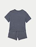 2pc Pure Cotton 'Hello' Slogan T-Shirt Outfit (0-3 Yrs)