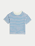 2pc Pure Cotton Striped Short Outfit (0-3 Yrs)