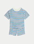 2pc Pure Cotton Striped Short Outfit (0-3 Yrs)