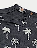 Pure Cotton Palm Tree Romper (0-3 Yrs)