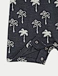 Pure Cotton Palm Tree Romper (0-3 Yrs)