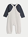 2-teiliges Outfit (Oberteil und Hose) mit hohem Baumwollanteil (0–3&nbsp;J.)