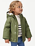 Manteau style pêcheur à capuche (jusqu’au 3&nbsp;ans)