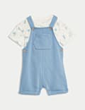 2pc Cotton Rich Dungaree Outfit (0-3 Yrs)