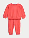 2-delige katoenrijke outfit met Sports Club-opschrift (0-6&nbsp;jaar)