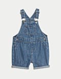 2pc Cotton Rich Denim Bibshort (0-3 Yrs)