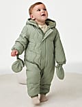 Padded Hooded Snowsuit (0-3 Yrs)