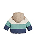 Colour Block Hooded Coat (0-3 Yrs)